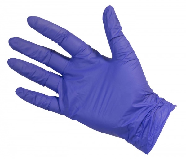 pro ultrasafe violet long cuff nitrile gloves