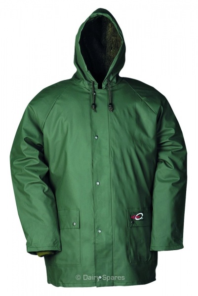 Flexothane Essential Dover Jacket c/w Detachable Fleece Lining Green