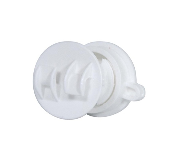 Gallagher Screw-on rod Insulator white for post 6/14mm (10)