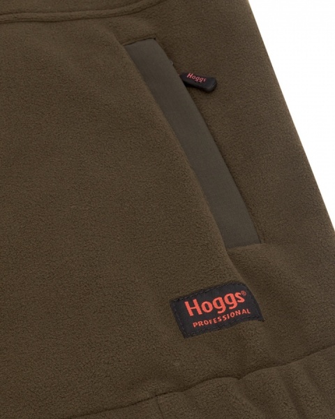 Hoggs of Fife Green King II 1/4 Zip Bonded Fleece