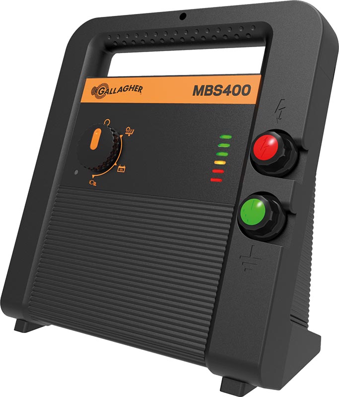 Gallagher MBS400 Multi Powered Energiser + Free Fence Volt Meter