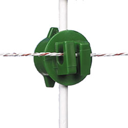 Gallagher Screw-on rod Insulator green for post 8,5/13mm (20)